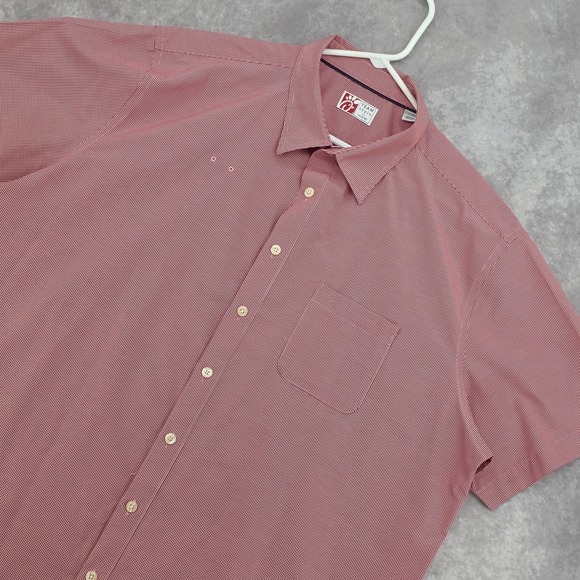 Fila Other - Chick-Fil-A Team Style Oobe Red Gingham Short Sleeve Button Down Shirt 2XL